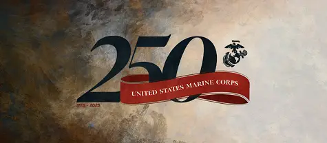 U.S. Marine Corps 250th anniversary celebration — honor, courage, commitment