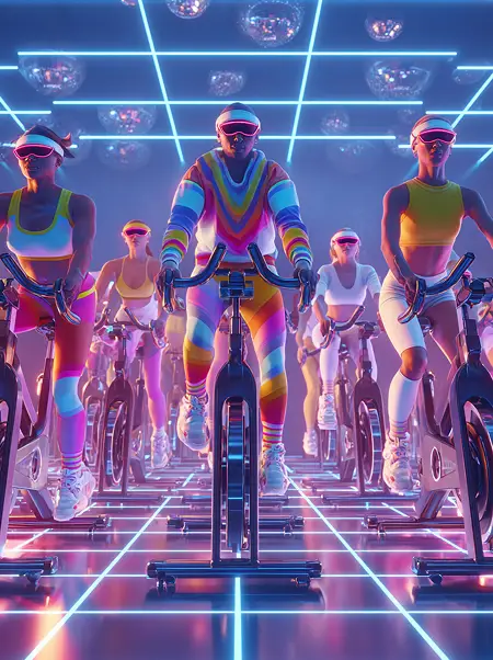 Members working out in a modern recreation facility