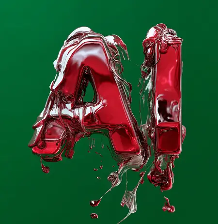 Stylized AI lettering representing modern parks and recreation analytics